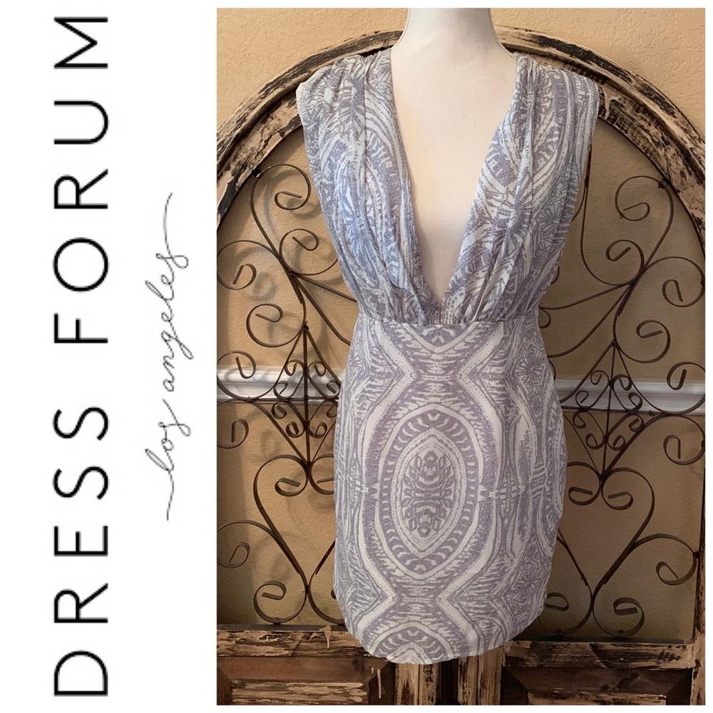 DRESS FORUM Eien Bow Tie Dress